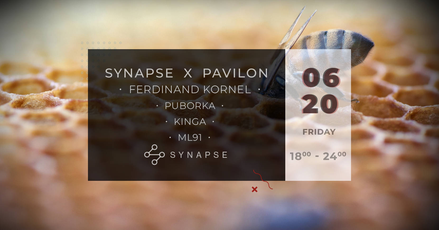 06.20. péntek – SYNAPSE w/ Ferdinand Kornél, Puborka, Kinga, ML91