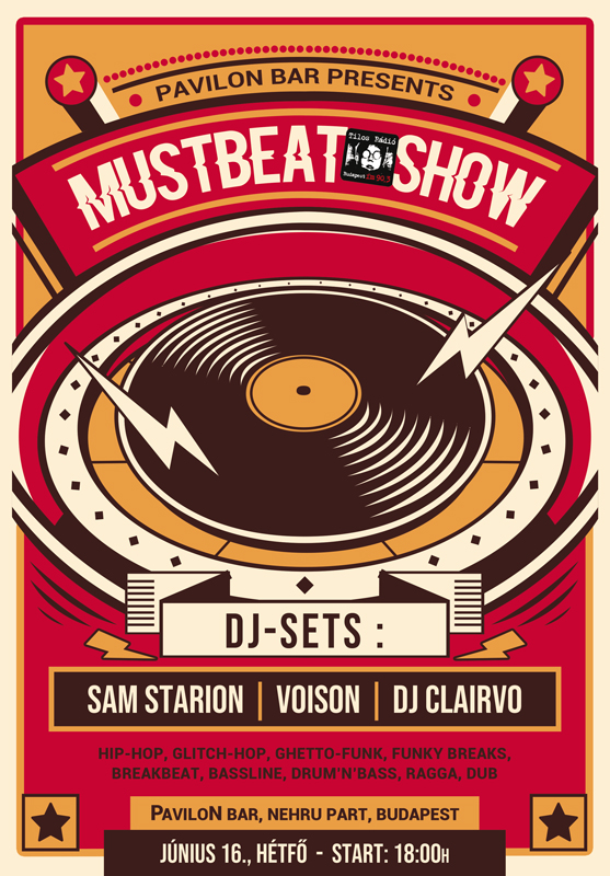 06.16. hétfő – MustBeat Show w/ Sam Starion, Voison, Dj Clairvo